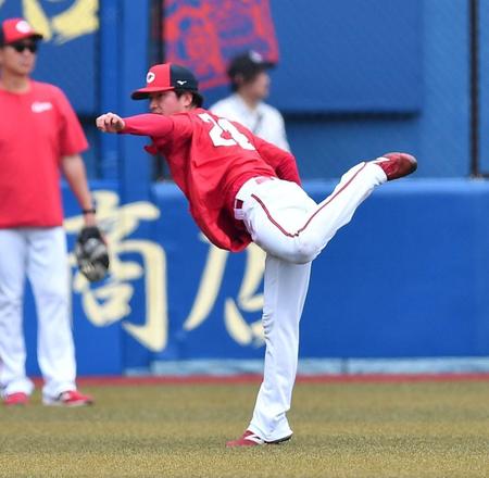 広島　１１日先発の黒原　佐々木朗と投げ合いも「相手投手は関係ない」