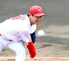 カープ野村　２９日ＤｅＮＡ戦で今季初先発　新井監督が２軍戦視察→「木曜日、任せたぞ」