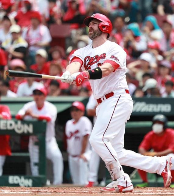 広島　デビッドソンが特大７号２ランで先取点　８１打席ぶり一発「うまく良いポイントで捉えることができた」