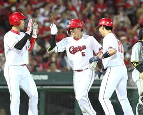 カープ西川龍馬　プロ初５打点で阪神粉砕　「そういう日もあるでしょう」首位に２・５差大接近