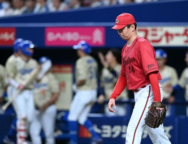 広島が痛恨の２連敗　打線沈黙、力投の大瀬良を援護できず　中日はメヒアが初勝利