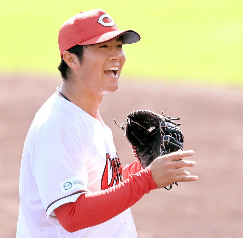 　フレッシュ球宴でアピールを誓った益田