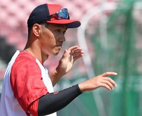 広島・中村奨が１軍合流　左足首のけがから復帰