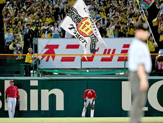 広島・野間が痛恨の後逸　守備のミスから阪神に逆転許す