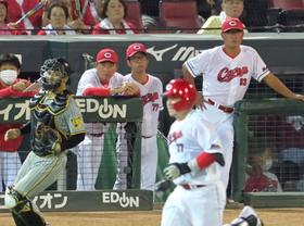 広島・新井監督「大山の素晴らしいプレーで勢いが途切れた」