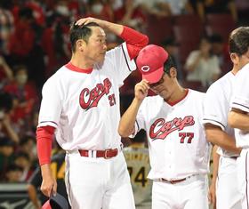 広島・新井監督　執念の勝負手も自力Ｖ消滅「どうってことない」　坂倉今季初一塁スタメン＆島内ビハインド登板