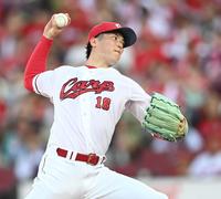 　先発し８回３失点の森下（撮影・田中太一）