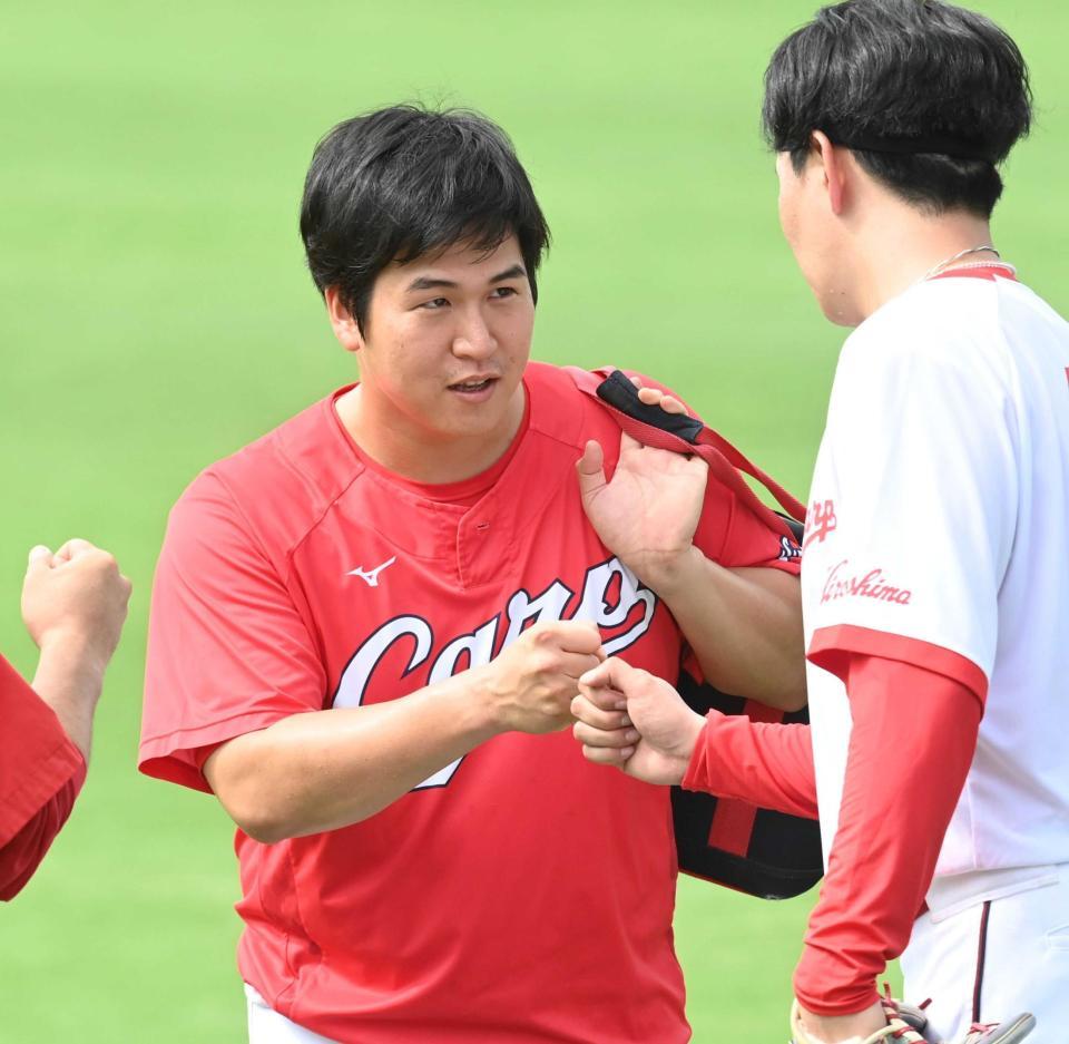 　最短での昇格が決まった矢崎（撮影・田中太一）