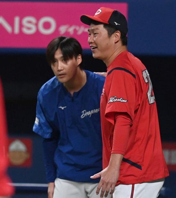 広島・新井監督　謝罪にきた中日・斎藤を激励「これも野球の一部、気にすることはないよ」前日の投球で田村が骨折