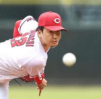 ８回を無失点に抑える島内（撮影・田中太一）