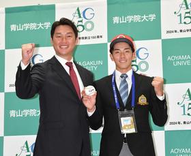 広島ドラ１常広「カープで野球がしたいと思っていた」　楽天と競合も赤い糸　新井監督「男前だなと」