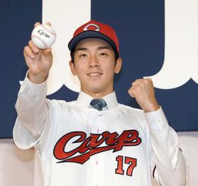 広島ドラ１・常広　森下超えで目指すエース　同郷・大分先輩＆理想の投手から学ぶ！新人王「最終的に目指せるように」