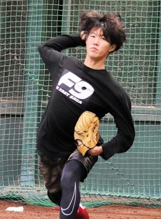 広島　人的補償の日高が広島初ブルペン　山本由伸似フォームから鋭い直球「感触は悪くなかった」