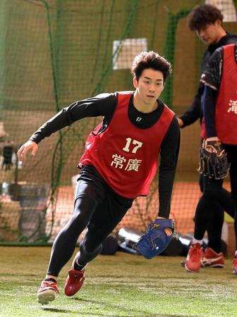 　春季キャンプは２軍スタートとなった常広