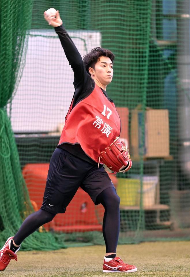　春季キャンプは２軍スタートとなった常広