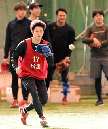 　春季キャンプは２軍スタートとなった常広