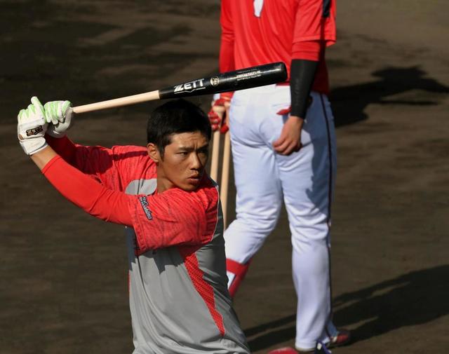 広島東洋カープ 中村奨成選手 バット - 野球