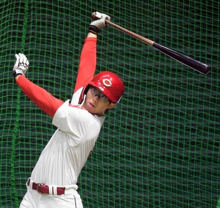 広島・宇草「本当に毎日が勝負」1軍に合流 「練習からガンガンにアピール」マツダスタジアムで全体練習に参加