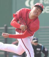 　１回無失点と好投した高（撮影・市尻達拡）