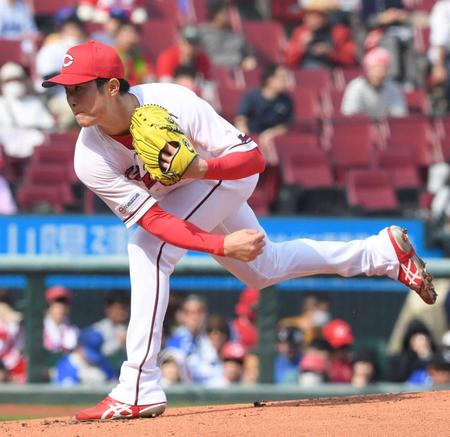 　３回無失点と好投した森下（撮影・市尻達拡）