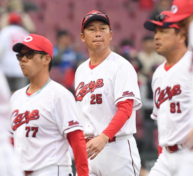 広島 2戦連続完封負けの新井監督「ヒット自体は出ているので