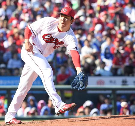 　今季初登板を１回無失点で終えたケムナ（撮影・市尻達拡）