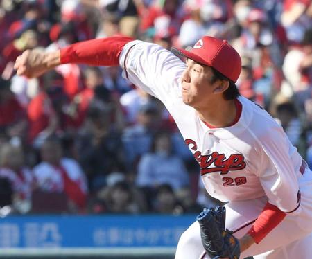 　復帰登板で１回を無失点に抑えたケムナ（撮影・市尻達拡）