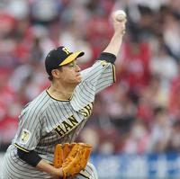 　先発し、力投する大竹（撮影・田中太一）