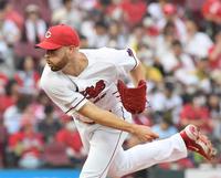 　５回１失点と粘りの投球をしたハッチ（撮影・市尻達拡）