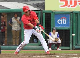 広島・末包　４番の意地打「久しぶりに仕事」初の交流戦全試合出場　７年ぶり勝ち越しに貢献