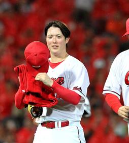 広島・森下　圧巻！マダックス９１球無四球で完封！マツダ無双２８イニング連続無失点　しかも猛打賞！打率・４２９