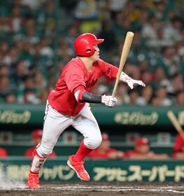 広島が甲子園６連勝　１９６１年の記録に並ぶ　０－０の延長十一回に小園が中犠飛　３連勝で首位キープ