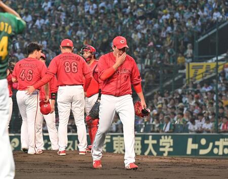 広島・九里が今季最短３回途中６失点でＫＯ　阪神戦は２２年から９戦勝ちなし