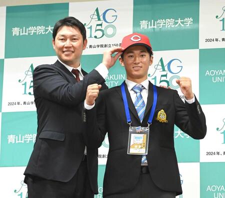 広島ドラ１・佐々木　宗山逃すも鈴木誠也を目指す右の強打者　新井監督も期待「筋肉がぎっしり！ホームランバッターの素養」