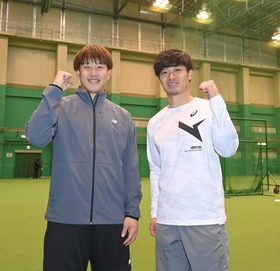 広島・小園がヤクルト・川端、山田らとの合同自主トレ公開　昨季は自身初の全試合出場も「レギュラーっていうのはない」と決意新た