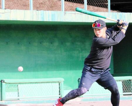 　２年連続開幕スタメンを目指す田村