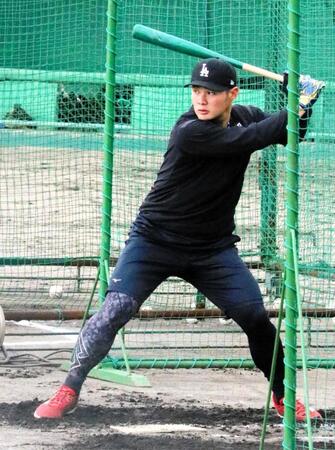 　２年連続開幕スタメンを目指す田村