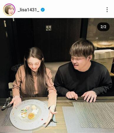 　渡辺リサのインスタグラム（＠＿ｌｉｓａ１４３１＿）から 