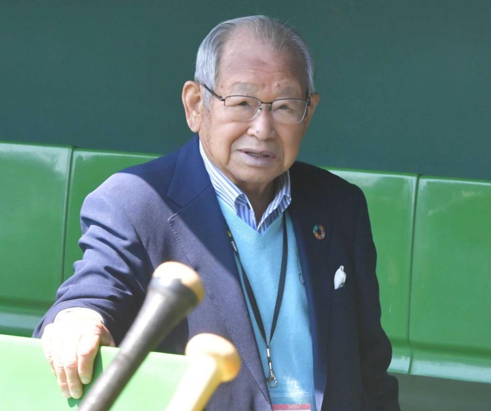 　吉田義男さん＝２３年４月撮影