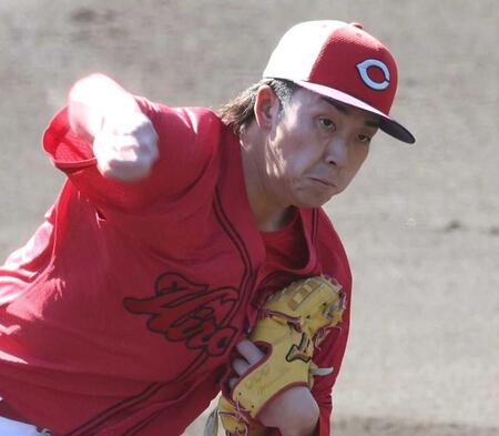 　先発し、２回１失点だった常広