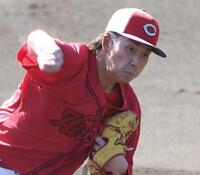 　先発し、２回１失点だった常広