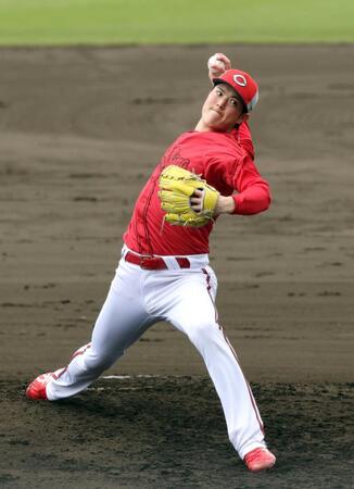 　力投し最速１５０キロをマークした森下（撮影・市尻達拡）