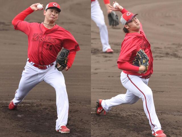 大瀬良大地投手バッティング手袋 責め