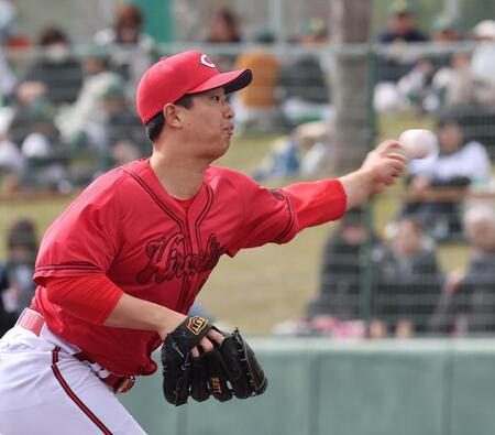 　１回無失点と好投した塹江（撮影・市尻達拡）