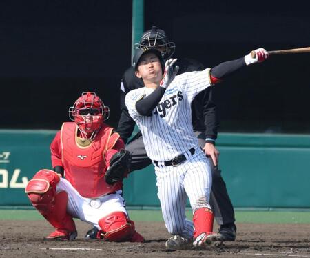 　４回、中川の打球が直撃する会沢（撮影・中田匡峻）