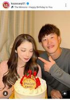 　広島・小園のインスタ（ｋｏｚｏｎｏｃａｒｐ５１）から