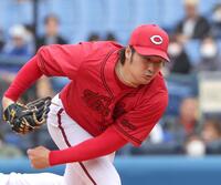 　ＤｅＮＡ打線相手に３回無失点と好投した床田（撮影・佐々木彰尚）