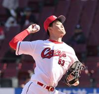 ２回無失点と好投した岡本駿（撮影・市尻達拡）