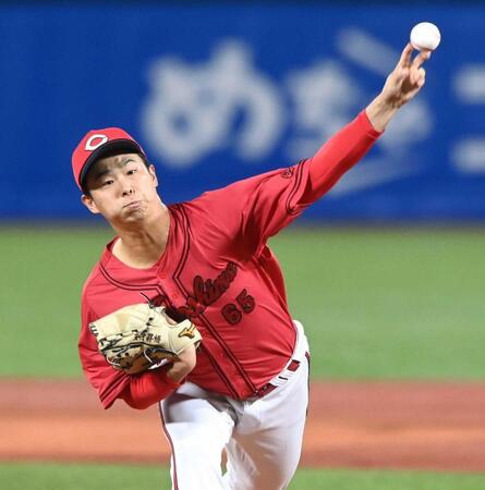 　５回を２失点に抑えた玉村（撮影・園田高夫）