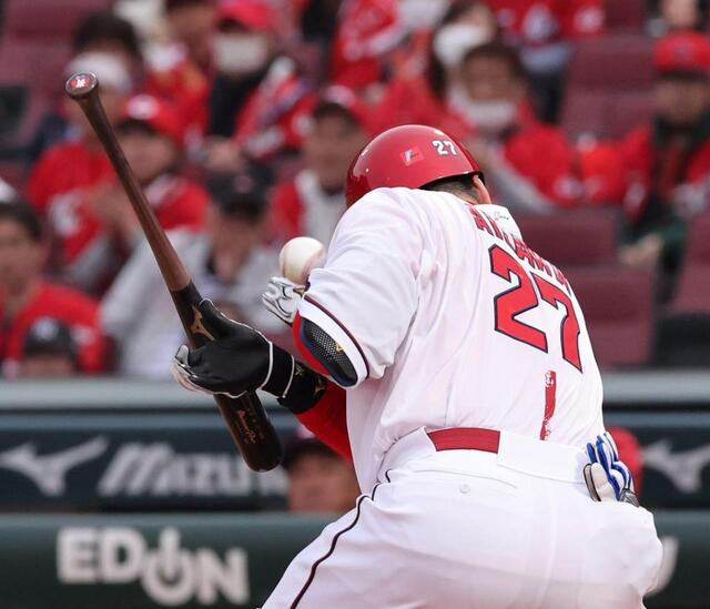 広島 左手首負傷の会沢は抹消せず 5日に死球も「経過を見ながら